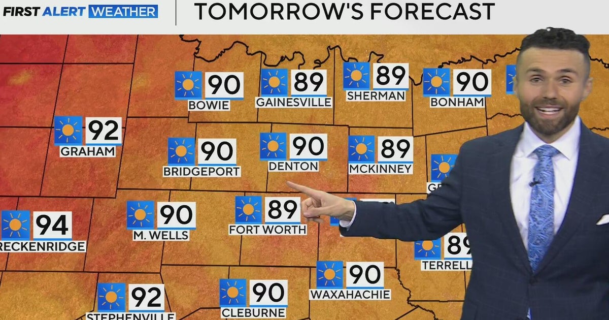 Heat is back across North Texas as temperatures rise into the 90s - CBS ...