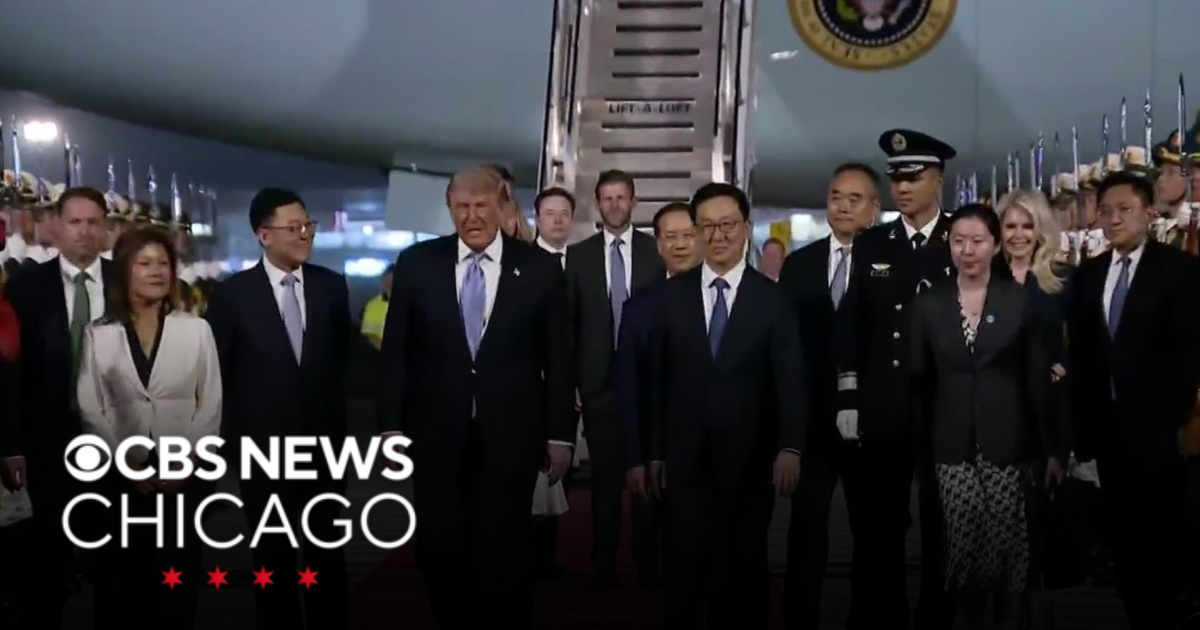 Trump arrives in China for high stakes summit with President Xi Jinping ...