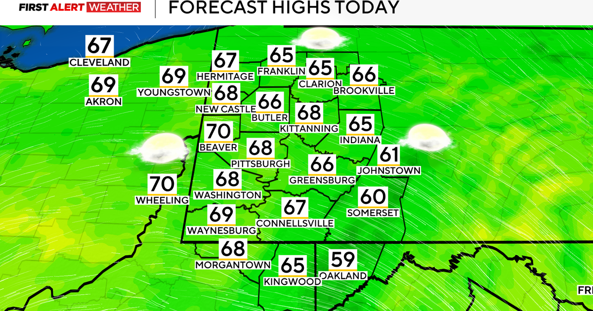 Spotty showers and storms possible this weekend in Pittsburgh as temperatures climb