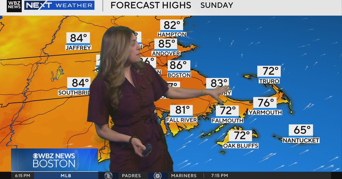 Next Weather: WBZ evening forecast for May 16, 2026 - CBS Boston