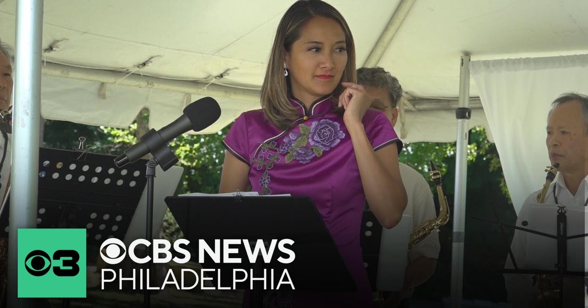 CBS News Philadelphia's Madeleine Wright emcees Delco AAPI Heritage Month Festival