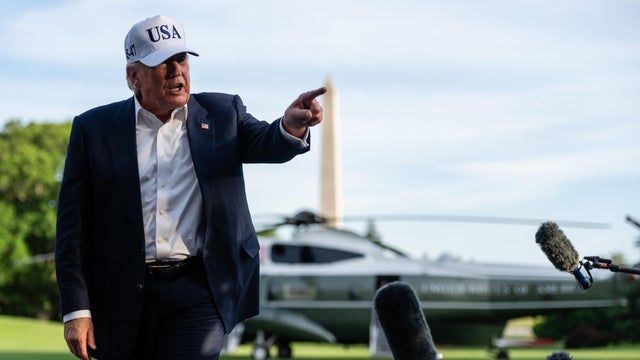 President Trump Returns To White House From China 