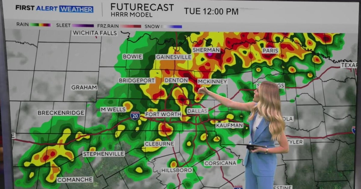 North Texas faces severe storms, flood threat - CBS Texas