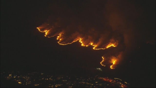 US-WEATHER-SANDY FIRE 