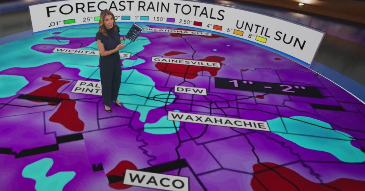 North Texas expecting more rain on Thursday - CBS Texas