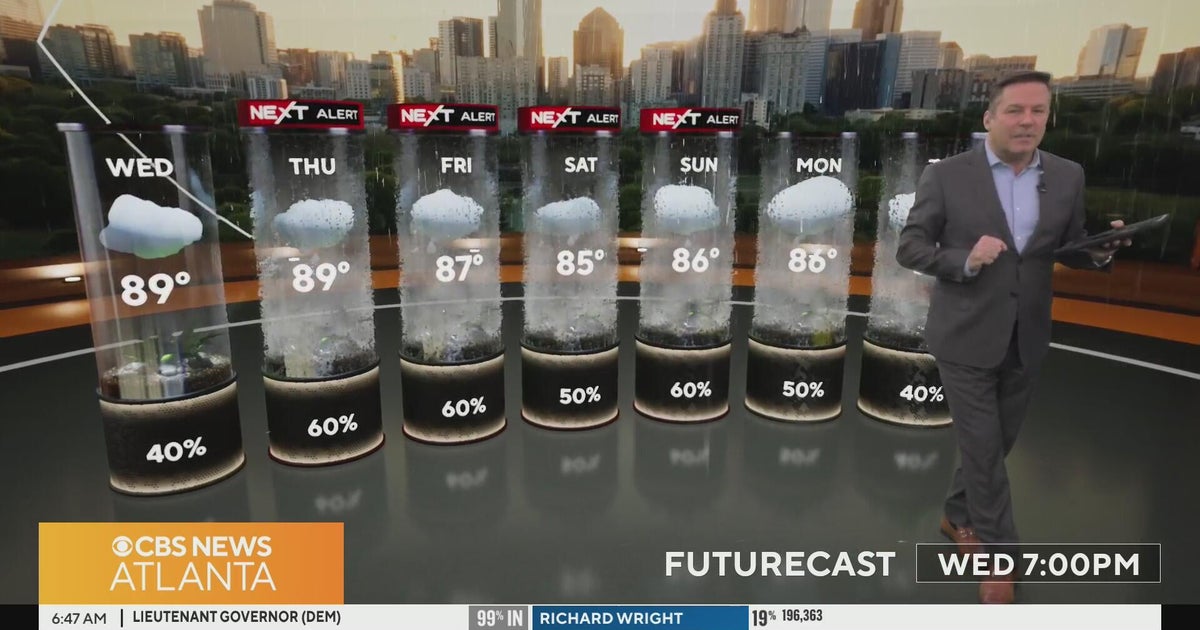 Atlanta weather forecast: Storm chances rise as heat nears 90 ahead of ...