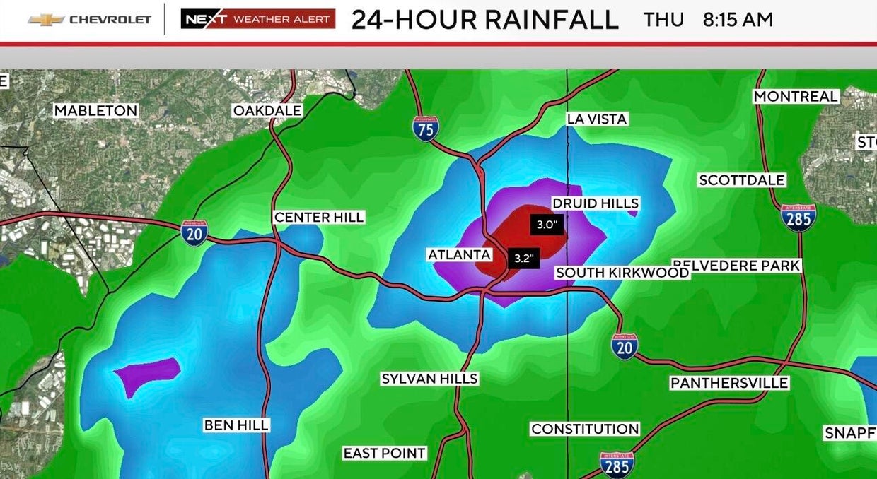 More rain, flash flooding expected in metro Atlanta during Memorial Day ...