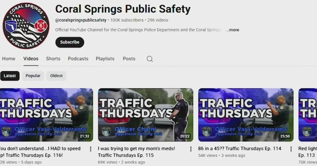 Broward city's police department draws 80 million views online with 