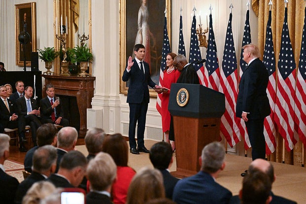 Kevin Warsh sworn in as new Fed chair, replacing Powell