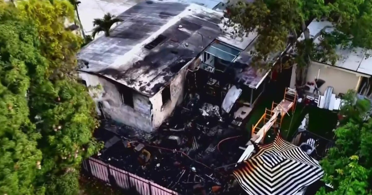 RV fire spreads to home near Opa-locka causing significant damage - CBS ...