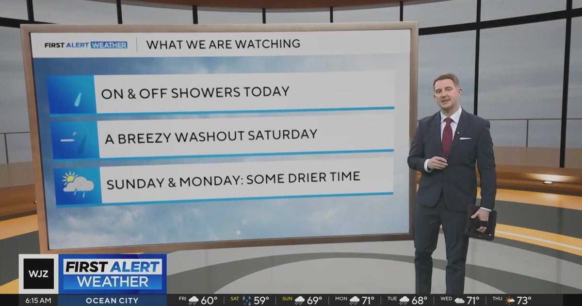 Some rain in the Memorial Day weekend forecast for Maryland - CBS Baltimore