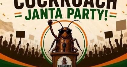 Fake political party led by an AI cockroach overruns Indian politics