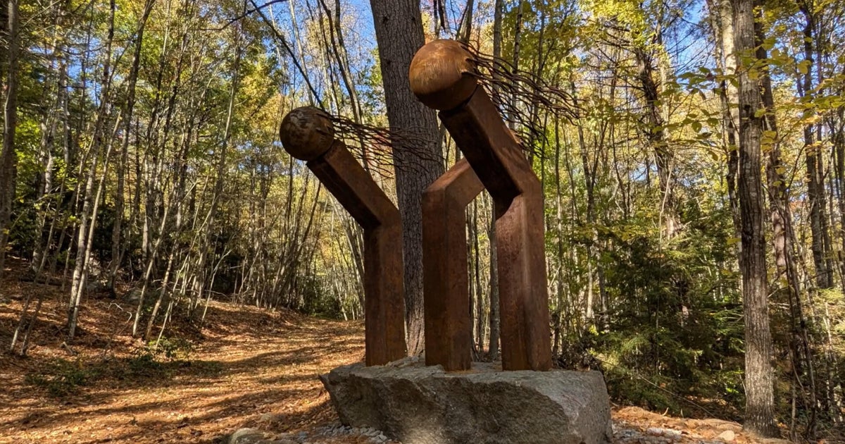 New Hampshire mountainside transformed into largest outdoor sculpture park
