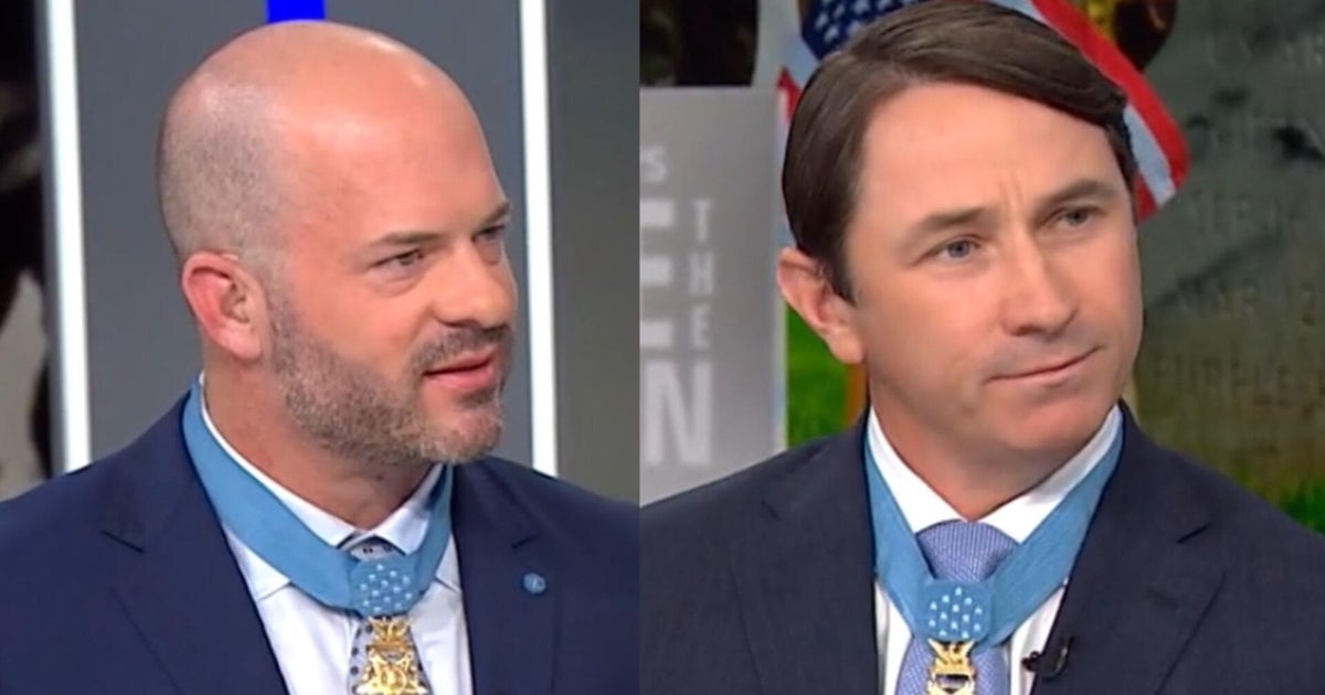 Medal of Honor recipients Lt. Col. William Swenson (Ret.), Command Sgt. Matthew Williams (Ret.)