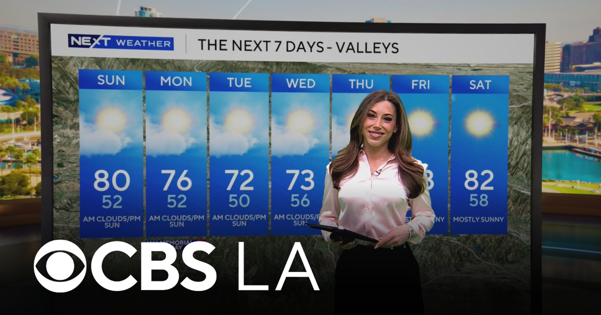Alex Biston's NEXT Weather Forecast | May 23 - CBS Los Angeles