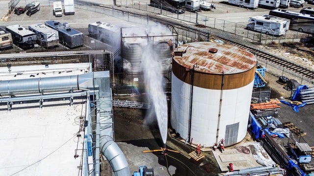 Evacuation due to the hazardous chemical leak in Garden Grove 