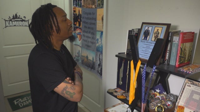 Military veteran Ricky Montgomery 