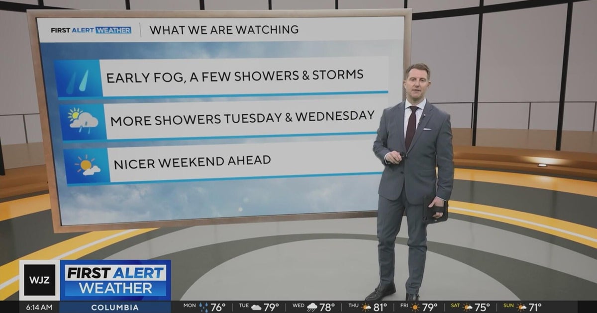 Rain showers and storms in the forecast for Memorial Day in Maryland ...