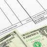 Detail of a payslip 