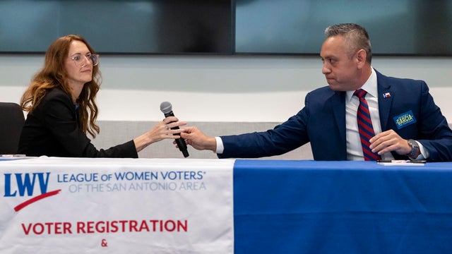 Maureen Galindo and Johnny Garcia, candidates 