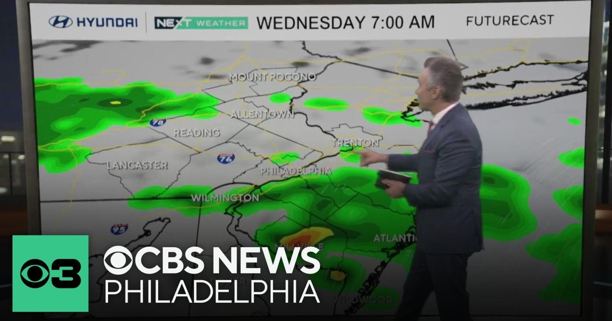 Rainy Wednesday in Philadelphia region - CBS Philadelphia