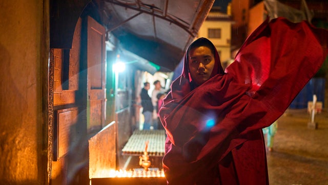 Teenage Buddhist Lama 