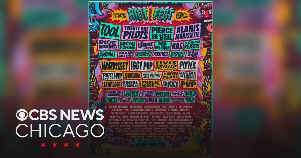 Riot Fest 2026 lineup announced - CBS Chicago