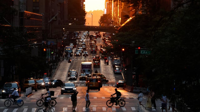 Sunset in New York City 
