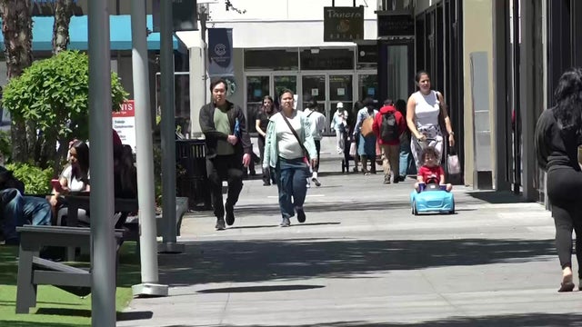 Shoppers at the Cross County Center 