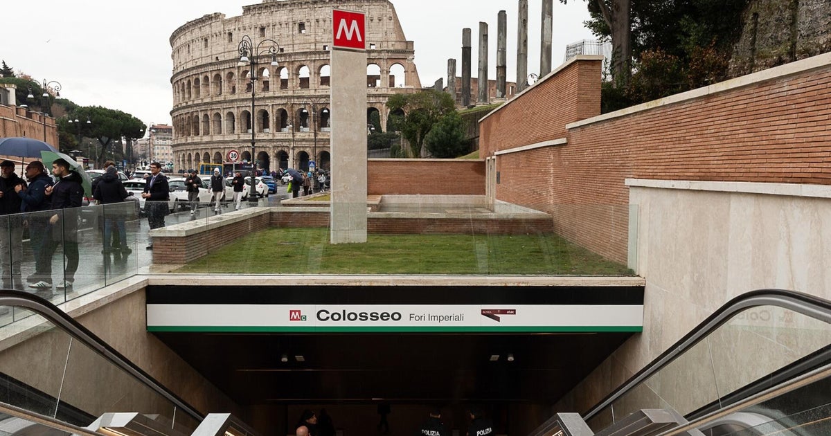 Rome metro station boasts new way to see the past