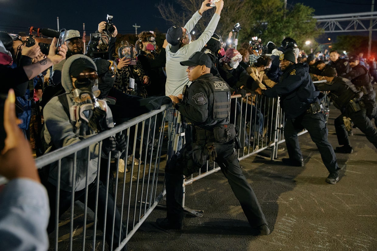 Protesters, New Jersey State Police clash near Delaney Hall, not long ...