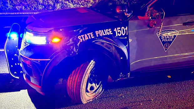 State Police cruiser struck wrong-way