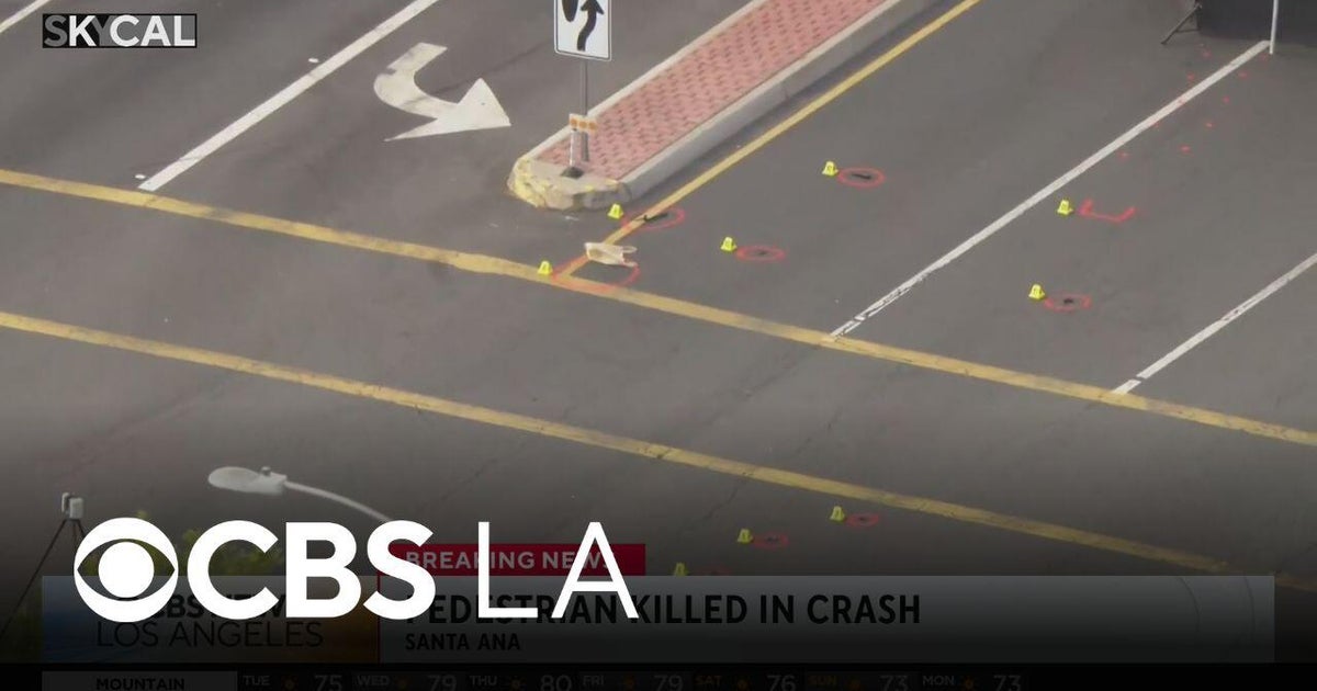 Pedestrian killed in Santa Ana deadly crash - CBS Los Angeles