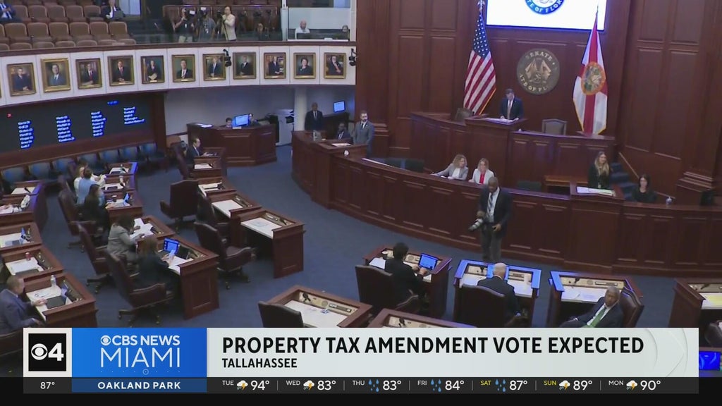 Proposed Florida property tax measure could be voted on by lawmakers as soon a Tuesday