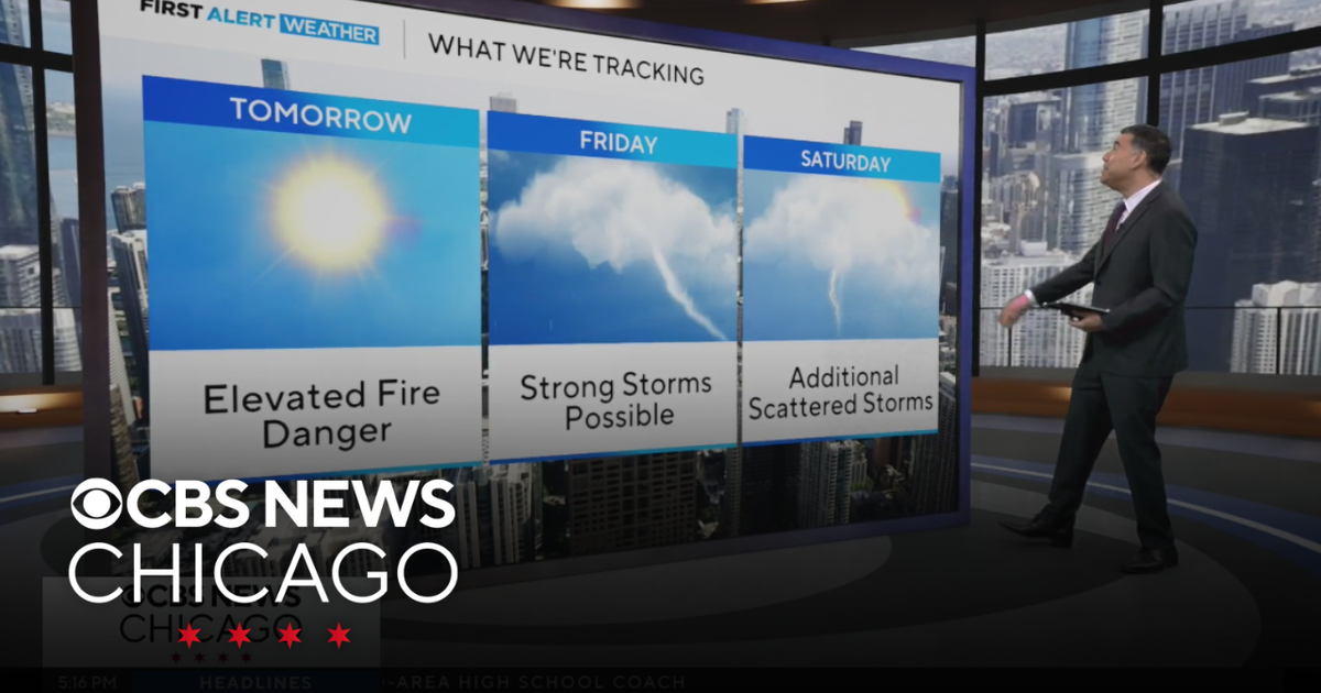 Elevated fire danger in Chicago on Thursday - CBS Chicago