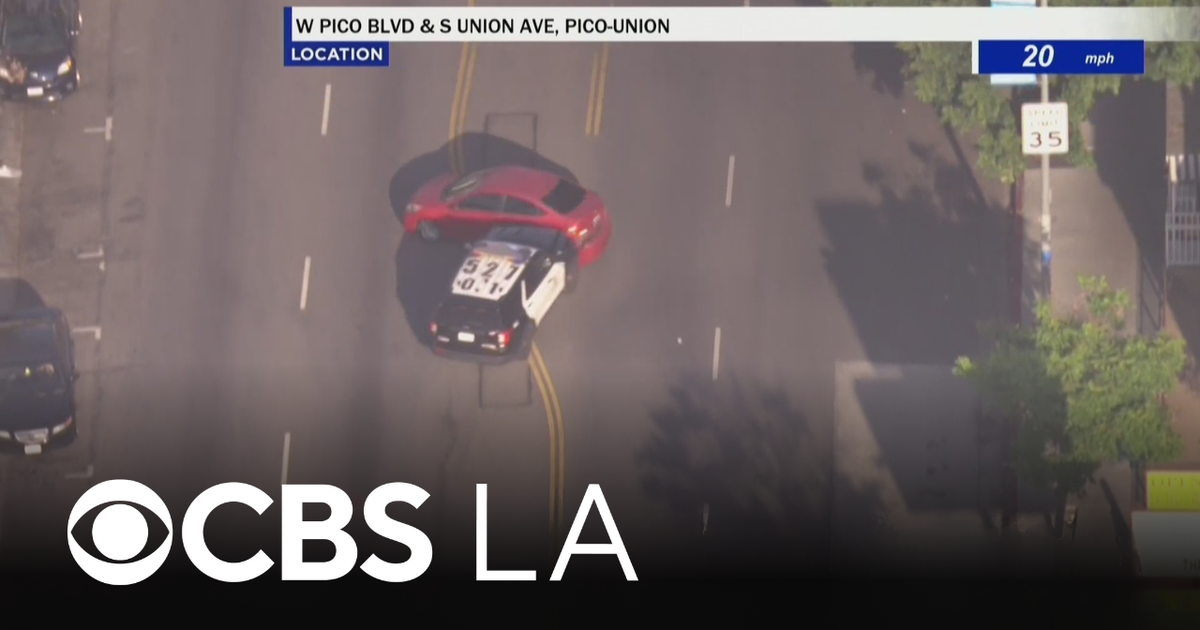 Spike strip, PIT maneuver bring LAPD chase with grand theft auto ...
