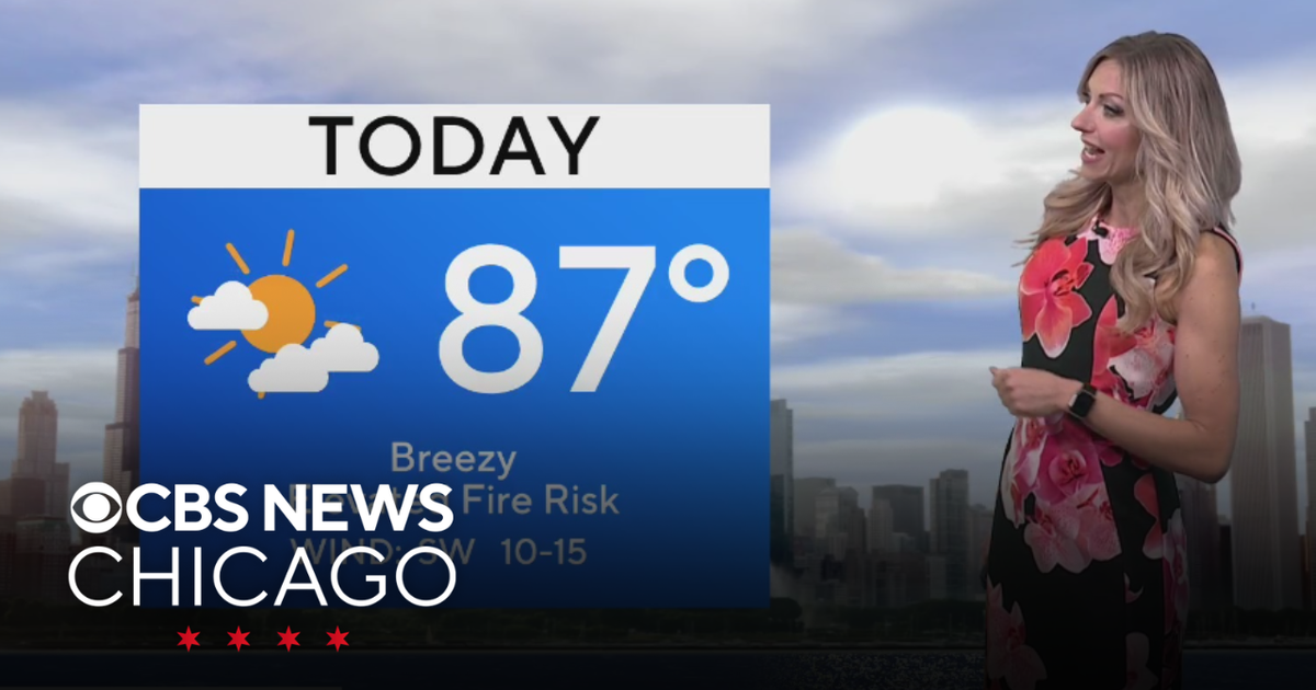 Highs in the upper 80s on Thursday - CBS Chicago