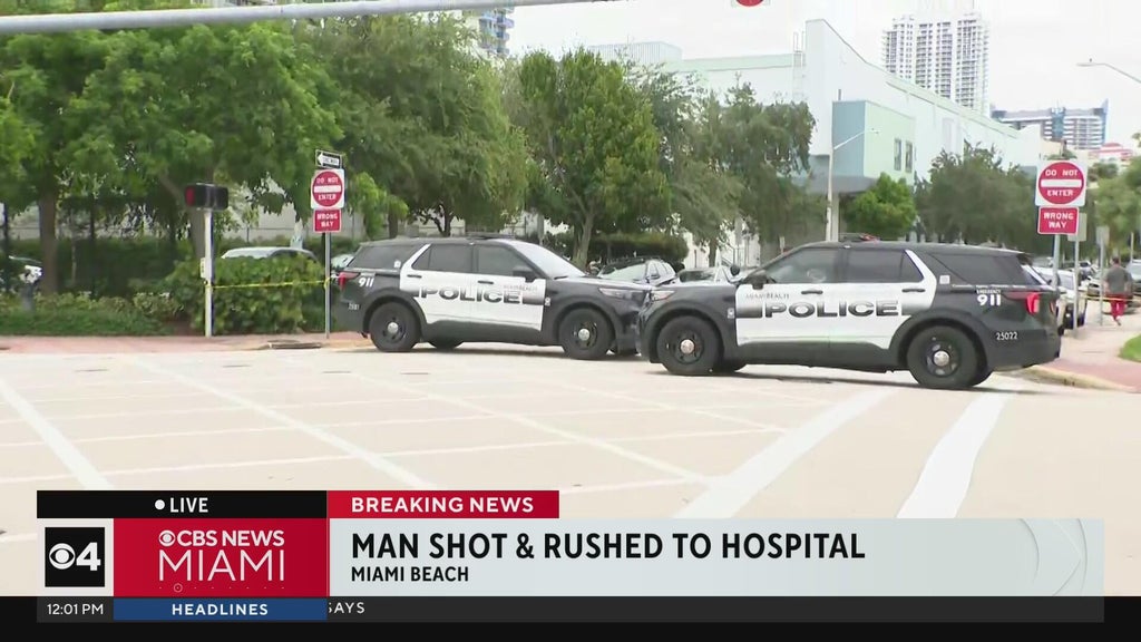 Miami Beach police investigating shooting on Collins Avenue that left man critically injured