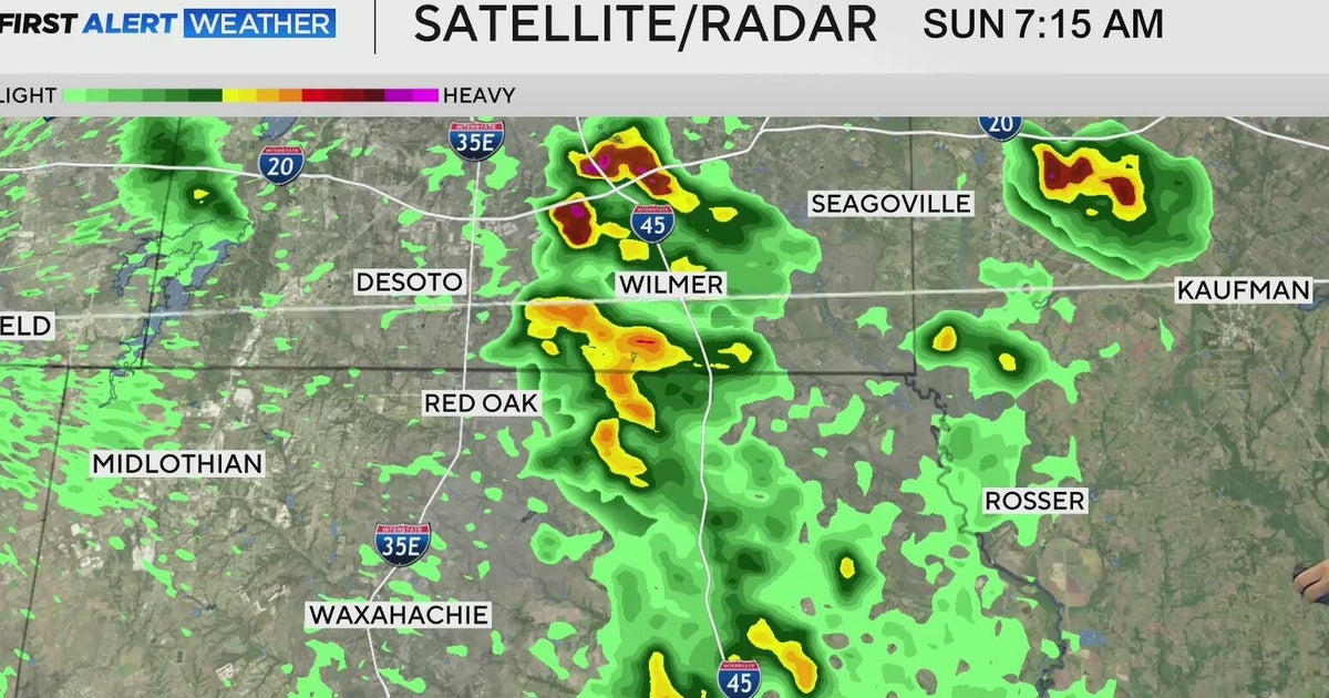 Heavy rain brings flash flood warnings to North Texas - CBS Texas
