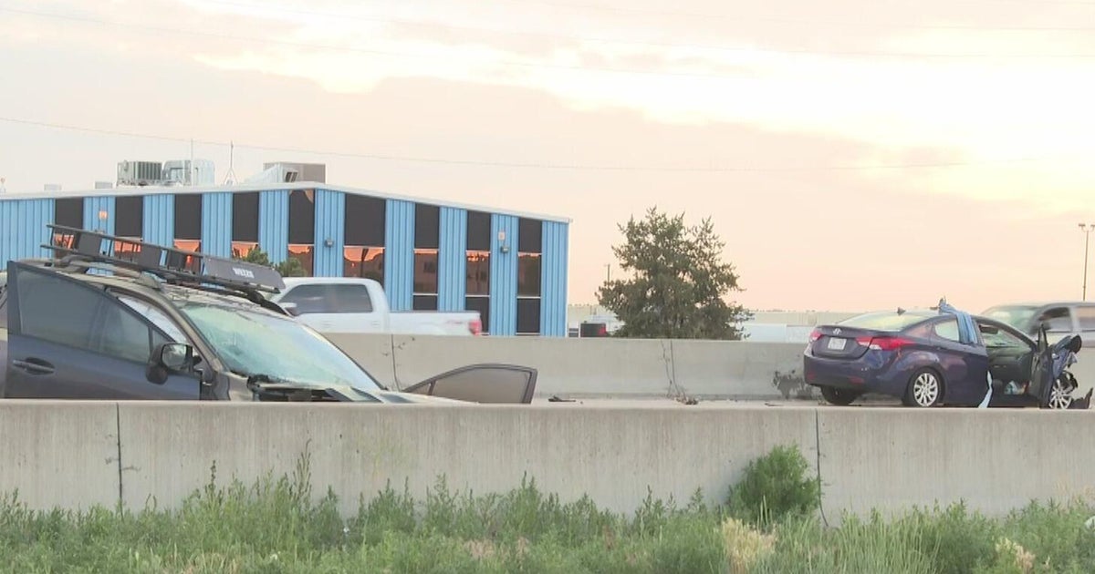Two injured in multi car crash in northern Denver metro area - CBS Colorado