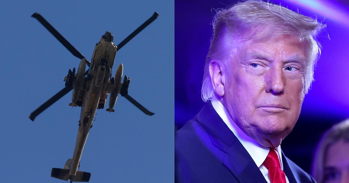 Trump says Iran shot down U.S. Apache helicopter, crew rescued by sea drone