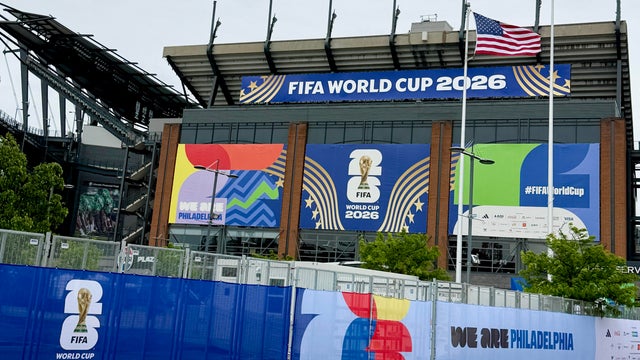 The Lincoln Financial Field, temporarily rebranded as Philadelphia Stadium for FIFA events, is pictured on May 23, 2026 in Philadelphia, Pennsylvania. (Photo by Daniel SLIM / AFP via Getty Images) 