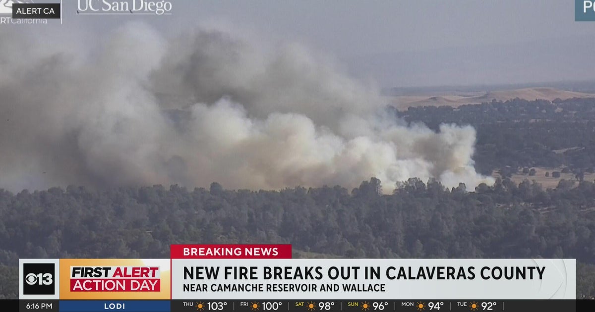 New fire breaks out near Camanche Reservoir in Calaveras County