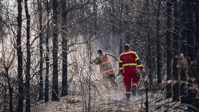 Wildfires Burn In Drought-Stricken Georgia 