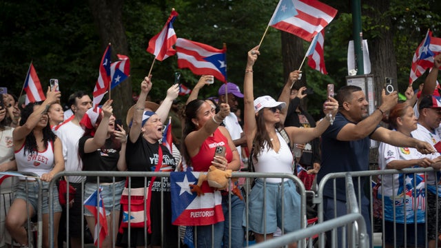 Atmosphere at the 2025 National Puerto Rican Day Parade on June 08, 2025 in New York City. 