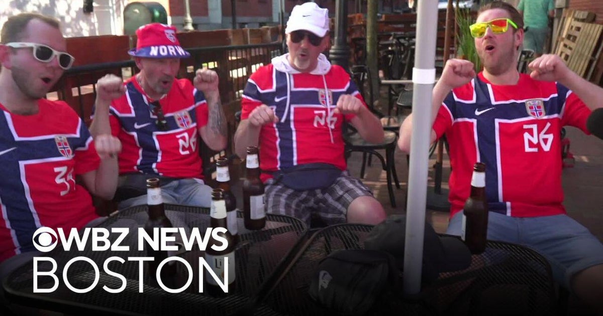 Norway and Iraq fans in Boston ahead of World Cup match in Foxboro