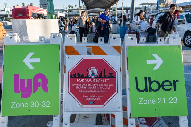 LAX ride share and transportation fee increase