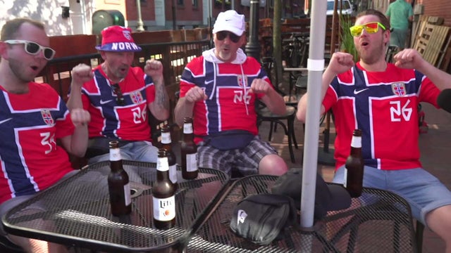 Norway fans 