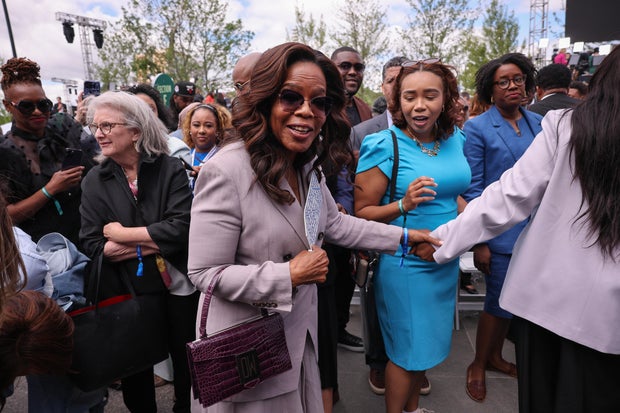 Former Presidents Gather For Obama Presidential Library Dedication Ceremony