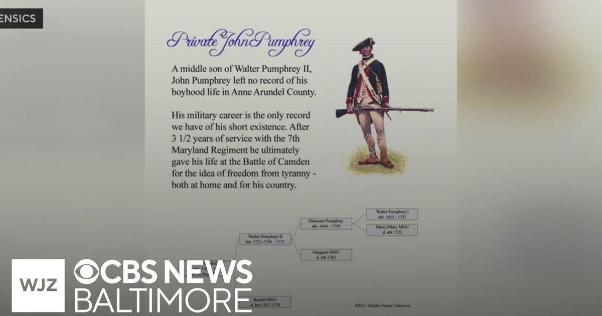 American Revolutionary soldier from Maryland identified using forensic genetic genealogy